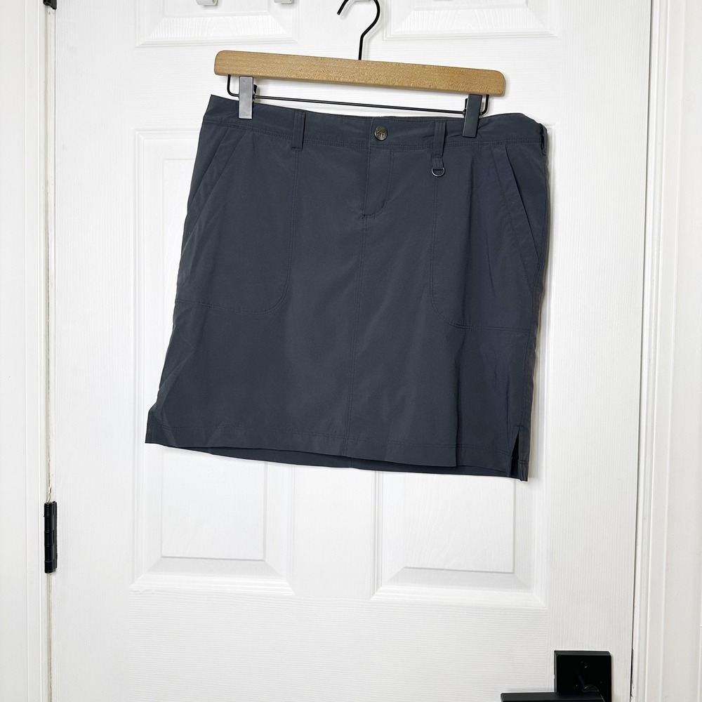 REI Co-op Hiking Skort Womens 8 Gray Active Utility Gorcpore Hiking‎ Outdoors